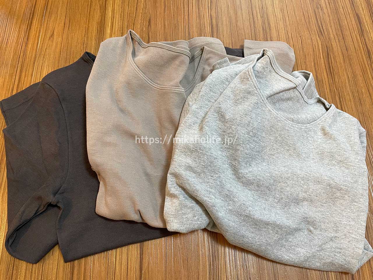 グンゼのレディース冬の綿100%の10分袖インナーの口コミ