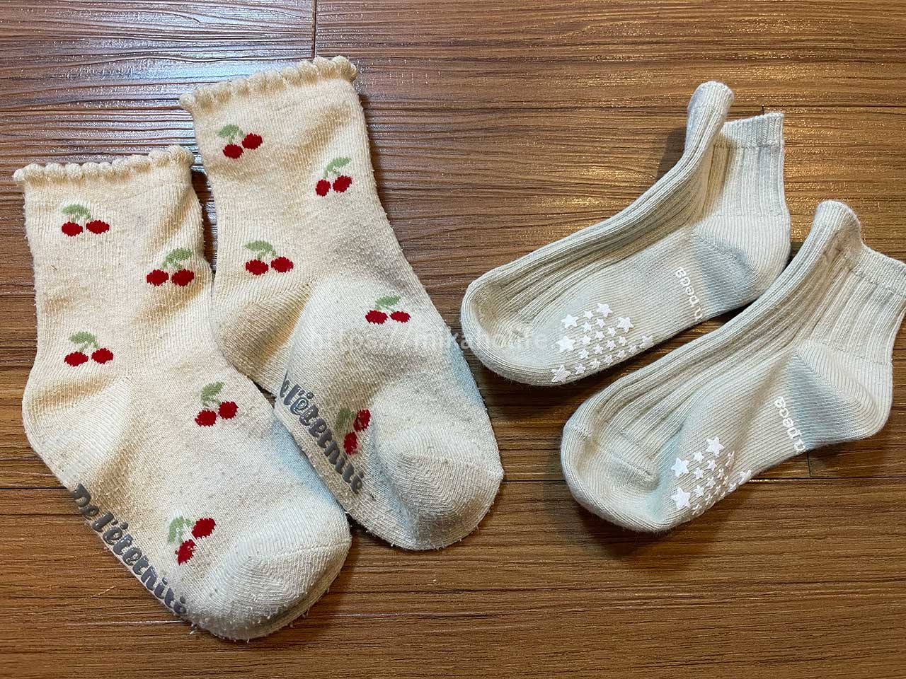 Tabio キッズ コットンリブショートソックス