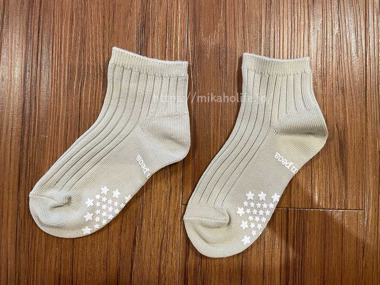 Tabio キッズ コットンリブショートソックス