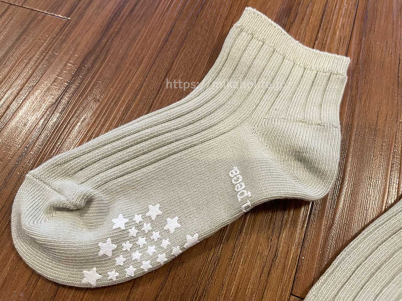 Tabio キッズ コットンリブショートソックス