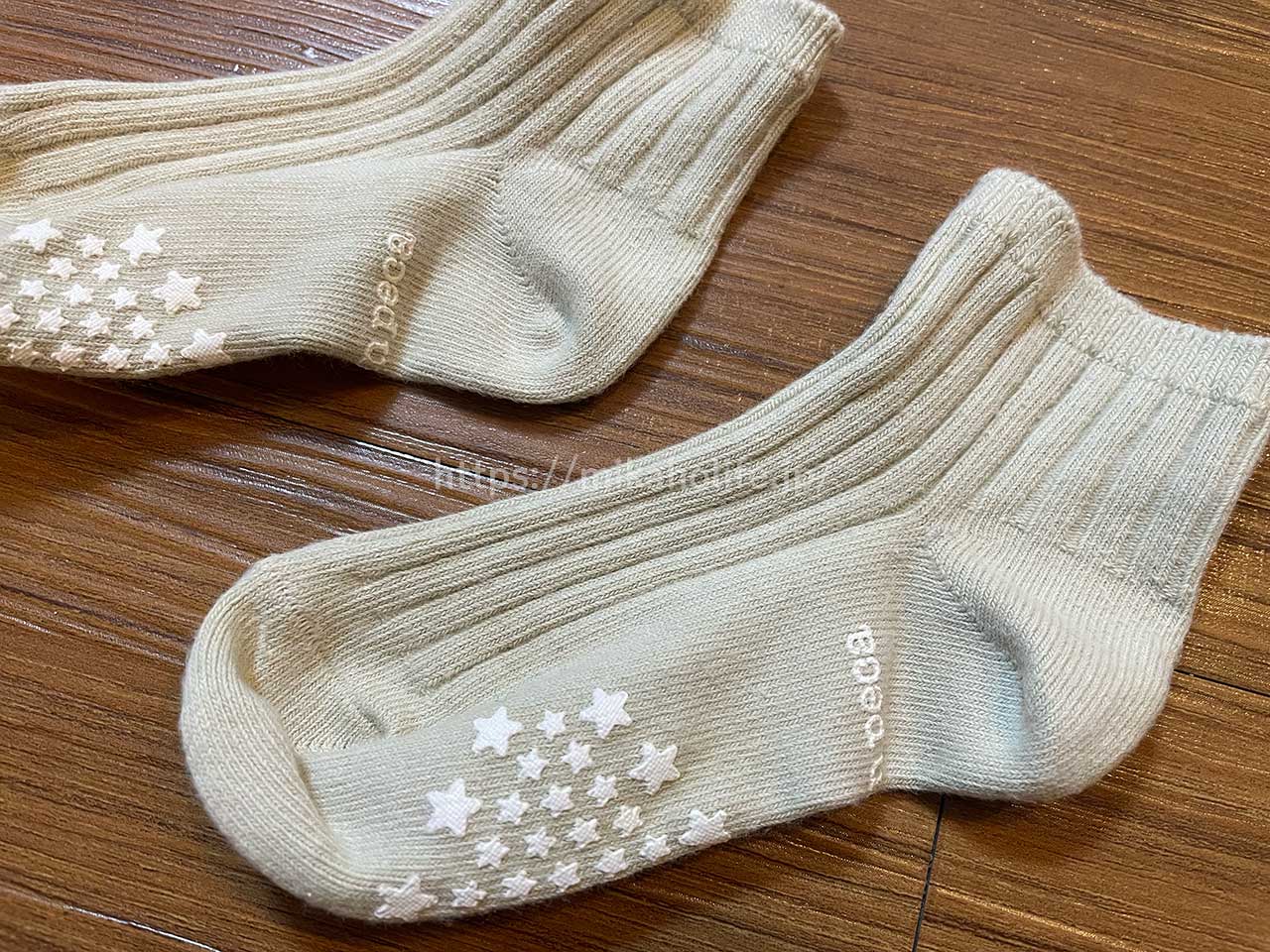 Tabio キッズ コットンリブショートソックス